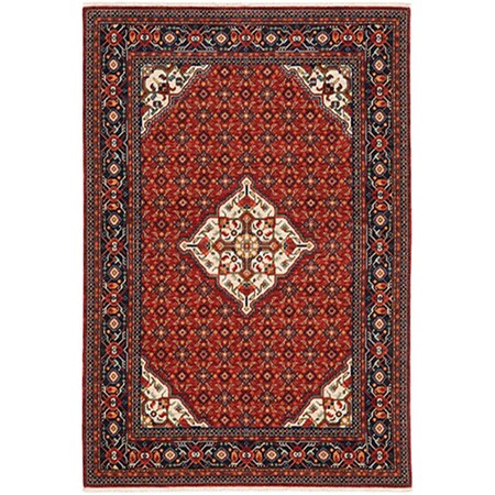 Oriental Weavers 3 ft. 3 in. x 5 ft. Lilihan Machine Woven Rectangle RugRed L001C6100153ST